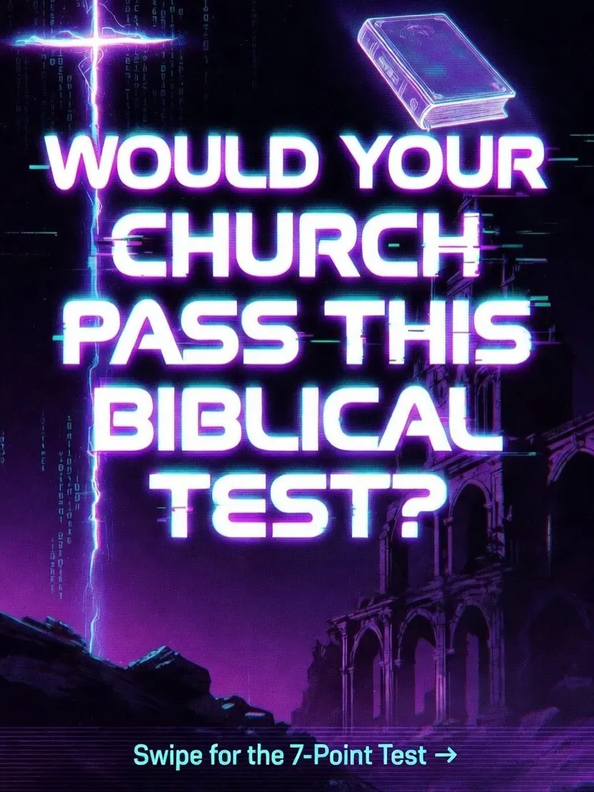 Want to go deeper on whether your church passes the Biblical test?: slide 1 of 8