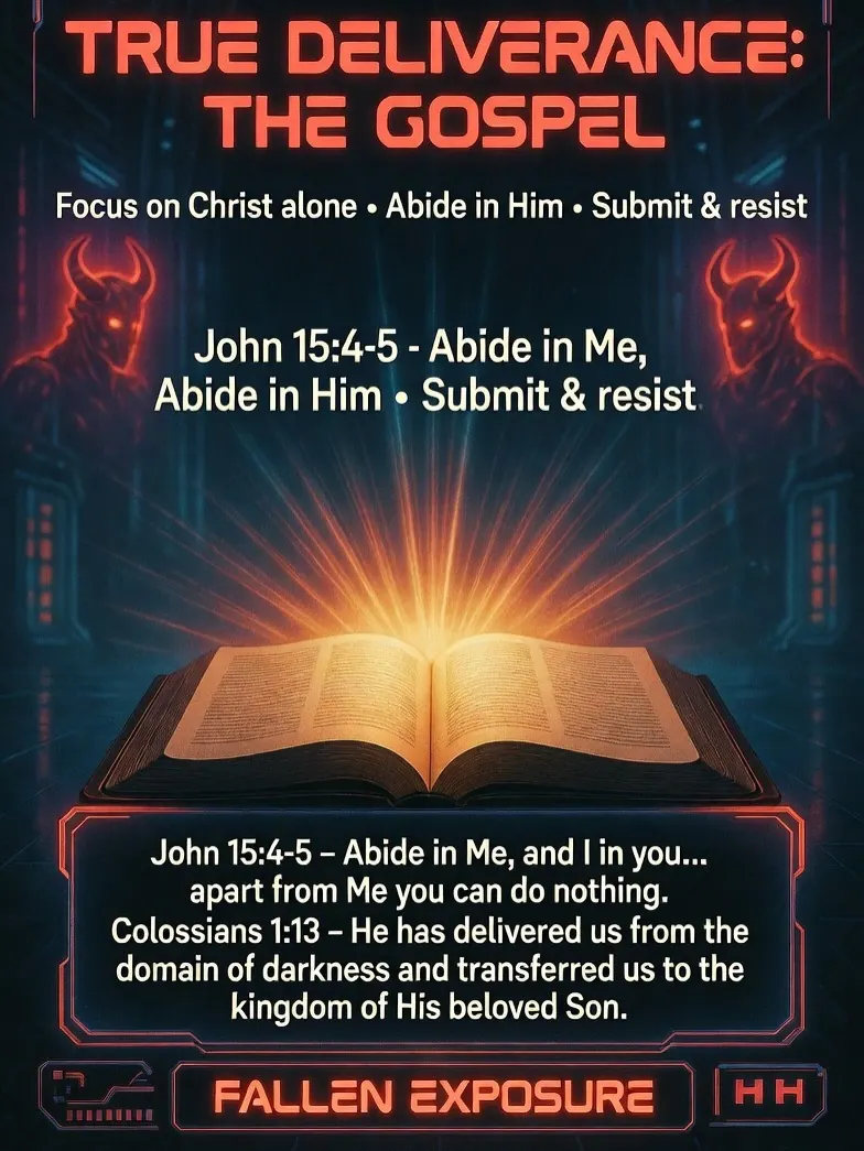 “Come Out in Jesus Name” & modern deliverance ministries promise freedom but deliver…: slide 9 of 10