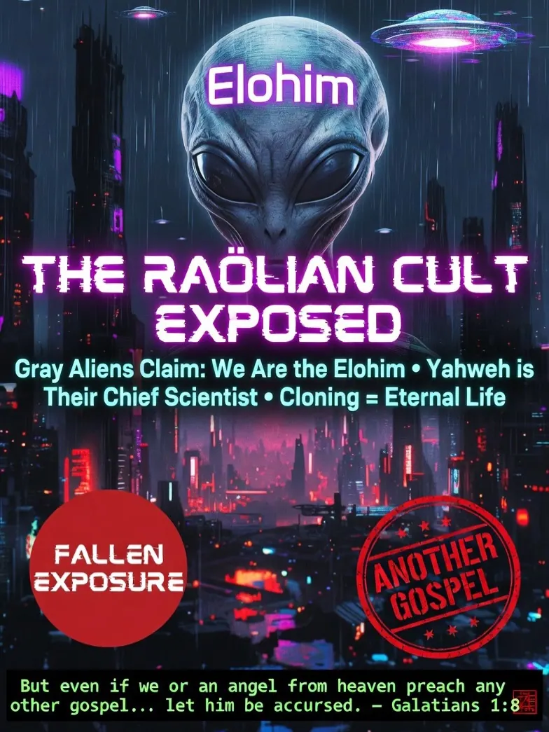 The Raëlian cult says gray aliens are the real “Elohim,” Yahweh is just a scientist,…: slide 1 of 6