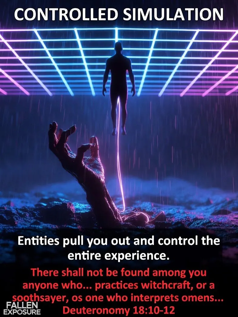 Astral projection, DMT trips, and remote viewing aren’t “spiritual gifts” or human…: slide 3 of 7
