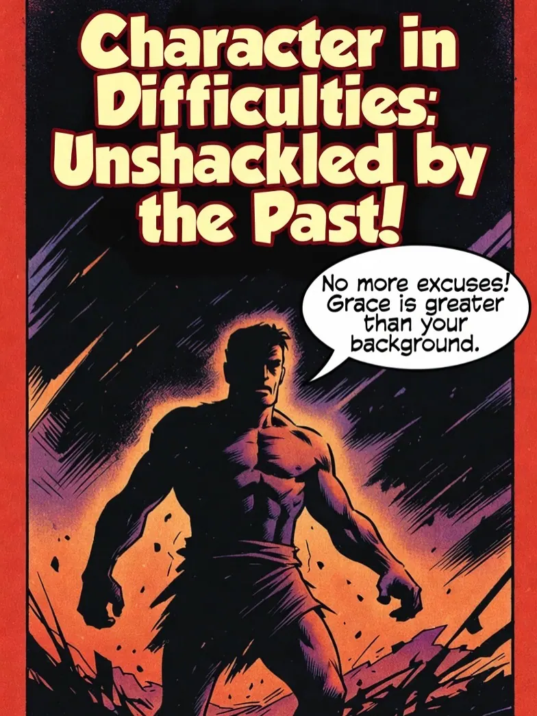 “Real men of strength rise above the past!: slide 2 of 6