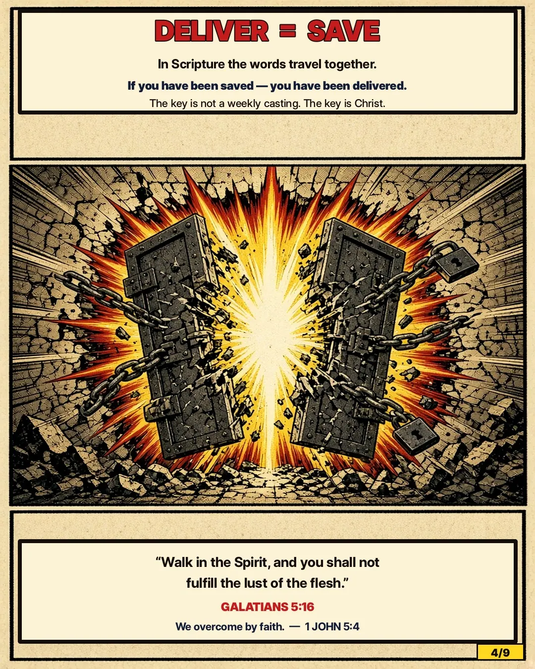 HOW TO BE DELIVERED BIBLICALLY: slide 4 of 9