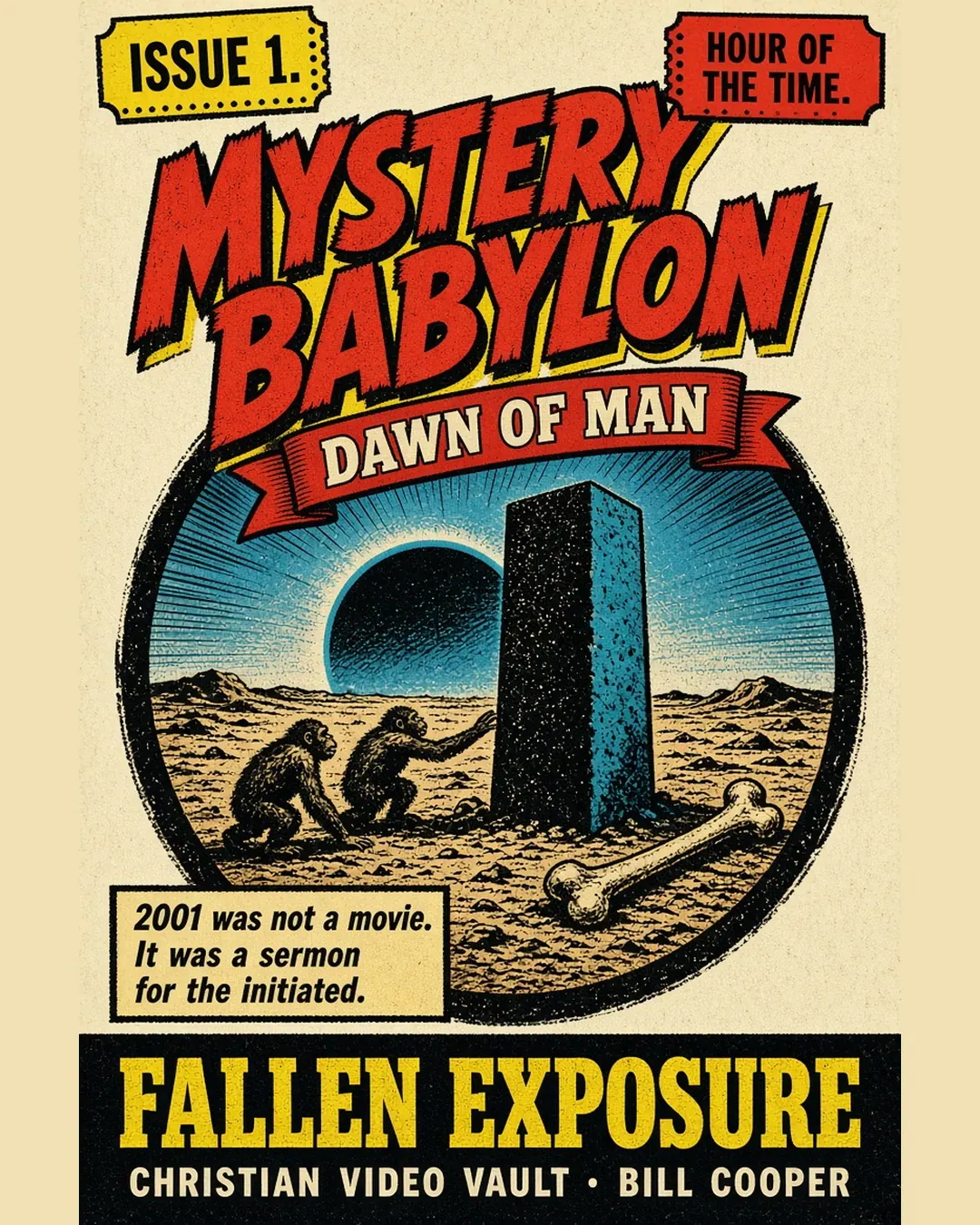 MYSTERY BABYLON — ISSUE 1: DAWN OF MAN: slide 1 of 10