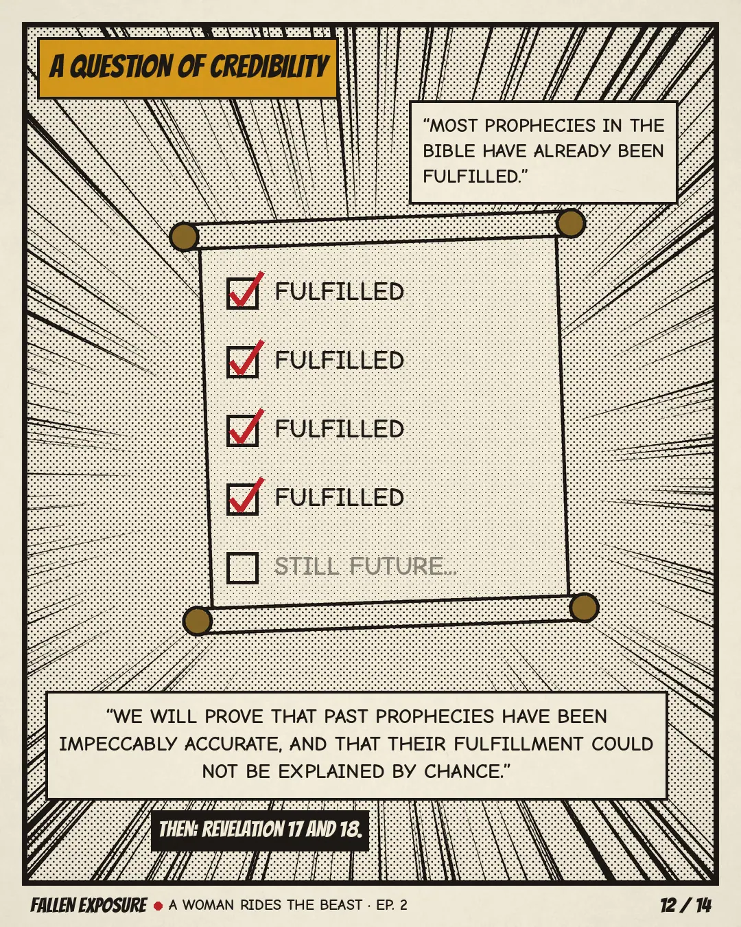 Why does a woman ride the beast?: slide 12 of 14