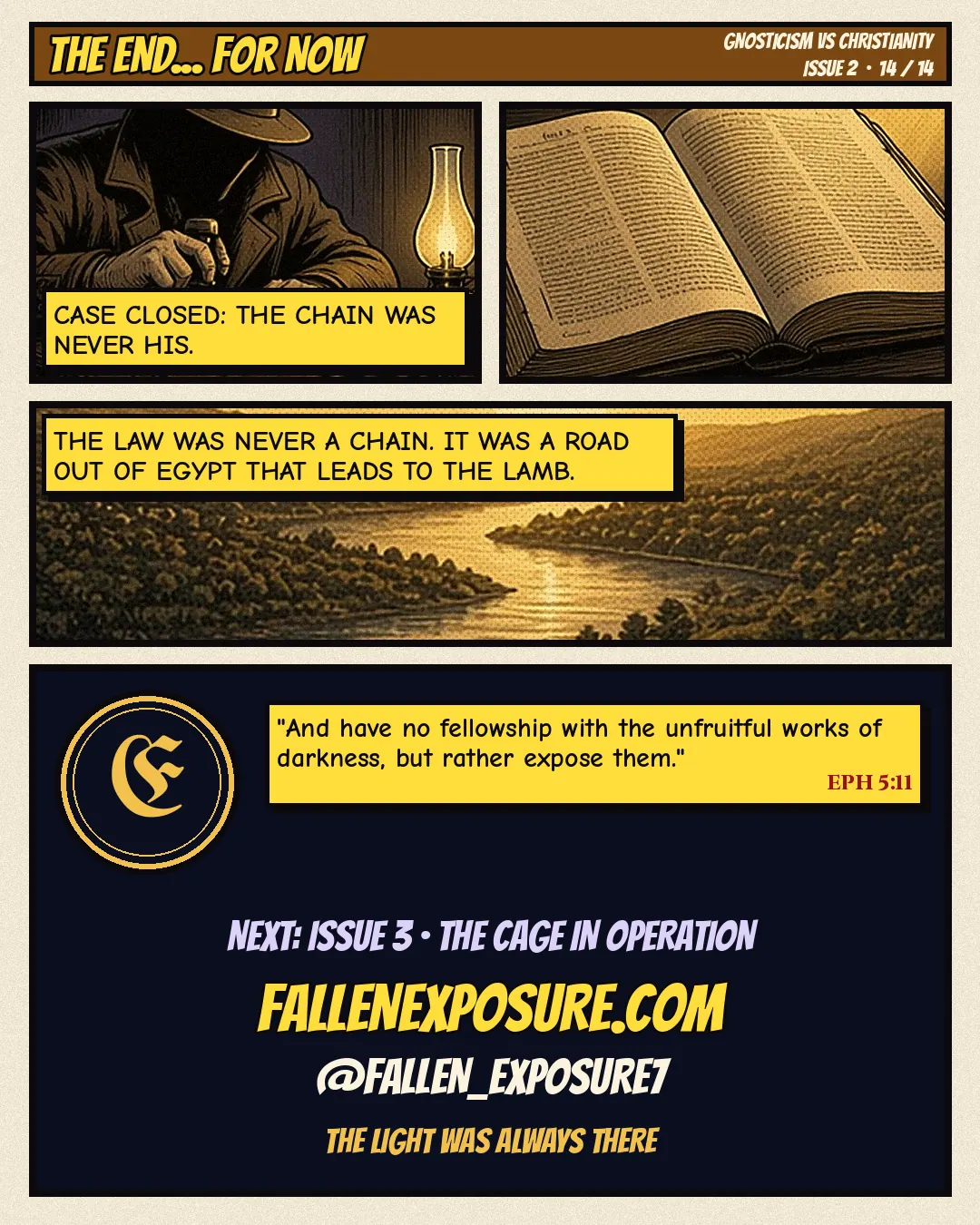 Issue 2: The Chain of Fate: slide 14 of 14