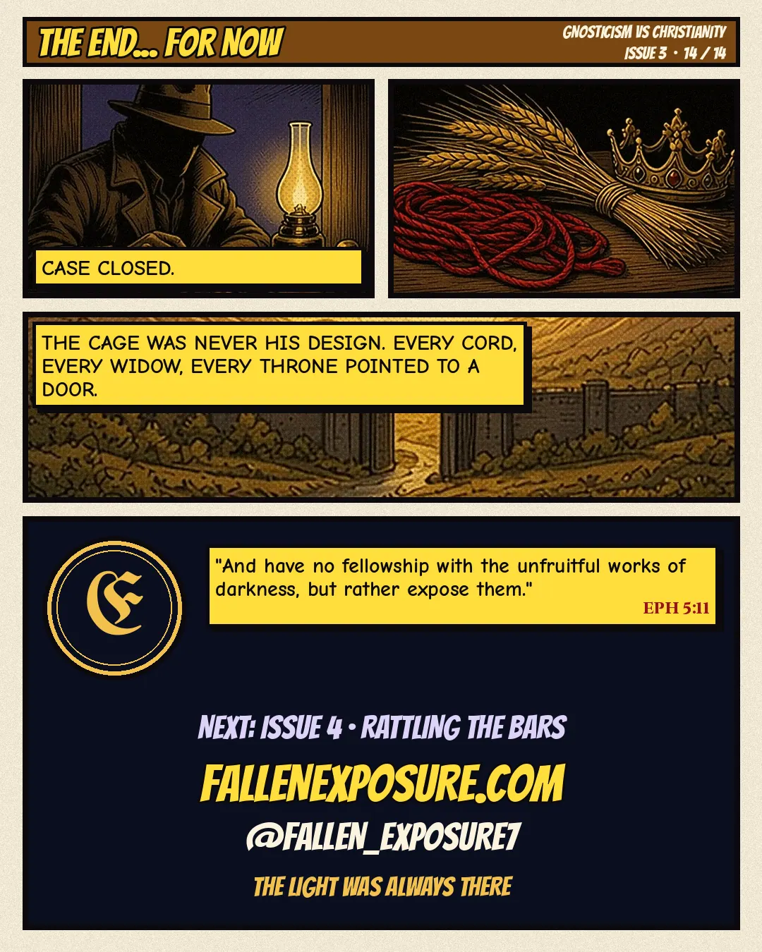 Issue 3: The Cage in Operation: slide 14 of 14