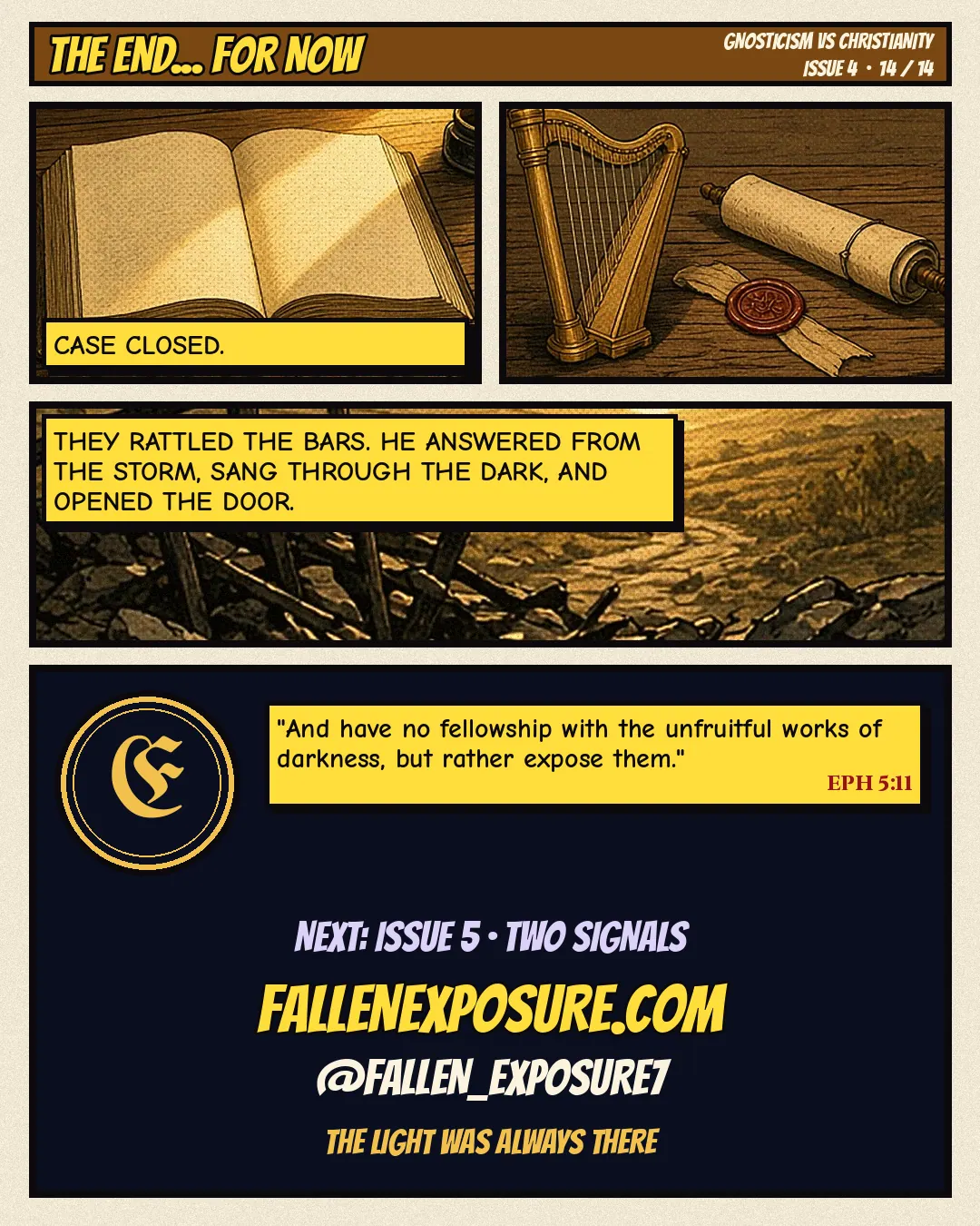Issue 4: Rattling the Bars: slide 14 of 14