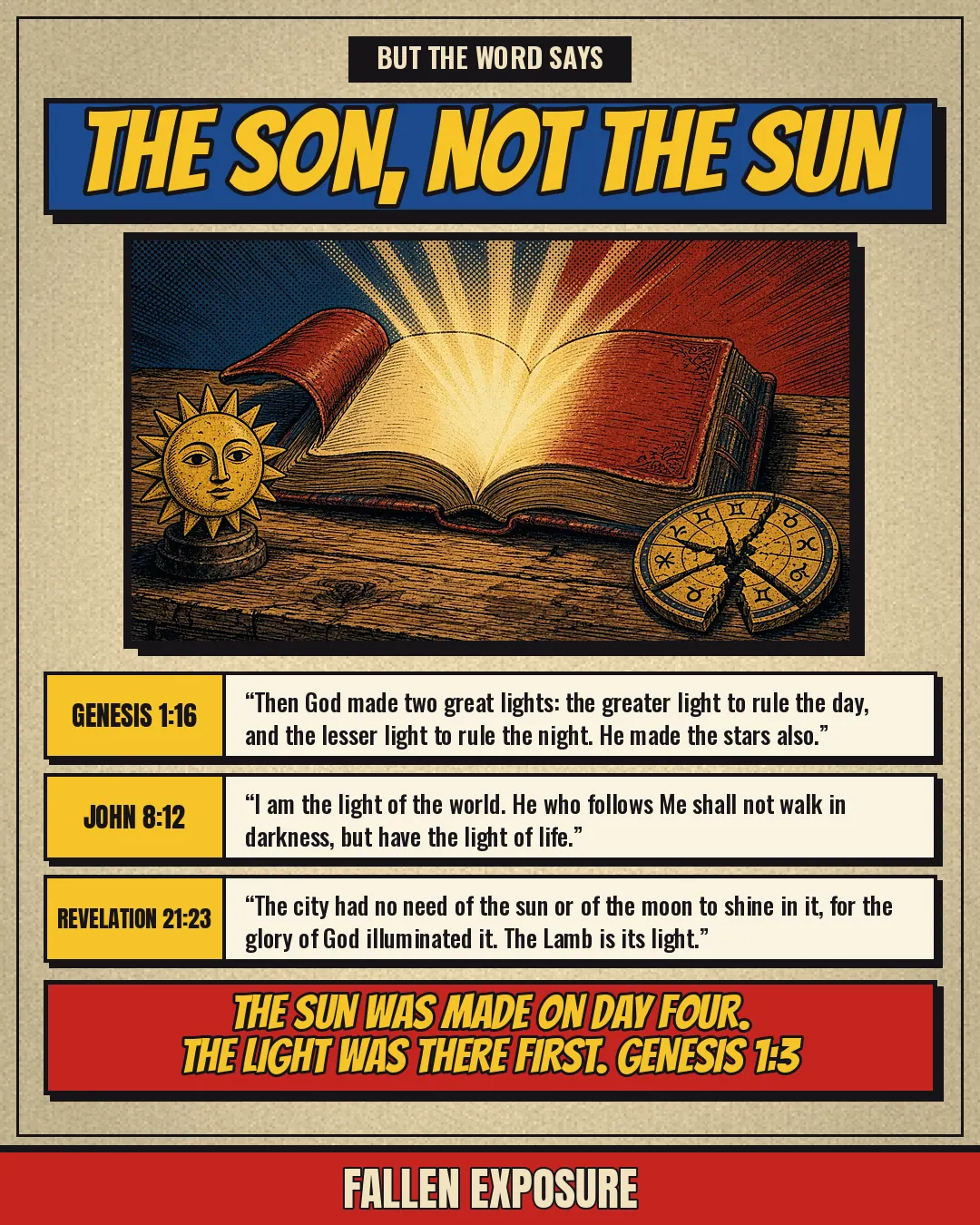 MYSTERY BABYLON — EPISODE 2: THE SUN OF GOD: slide 9 of 10